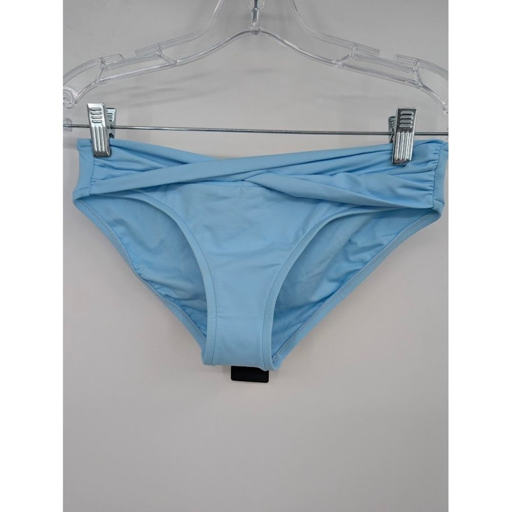 Seafolly Twist Band Hipster Sky Blue Swim Bottoms Women's NWT sz 4